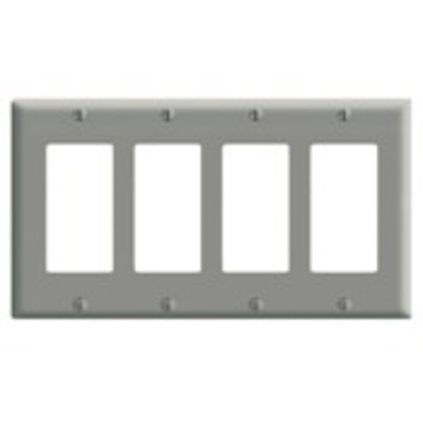 Leviton Wallplates Mid Nyl 4G Wp PJ264-W